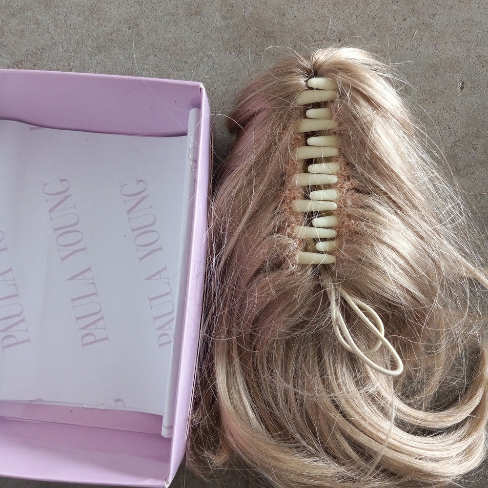 Paula Young Blonde Clip-In Ponytail Extension